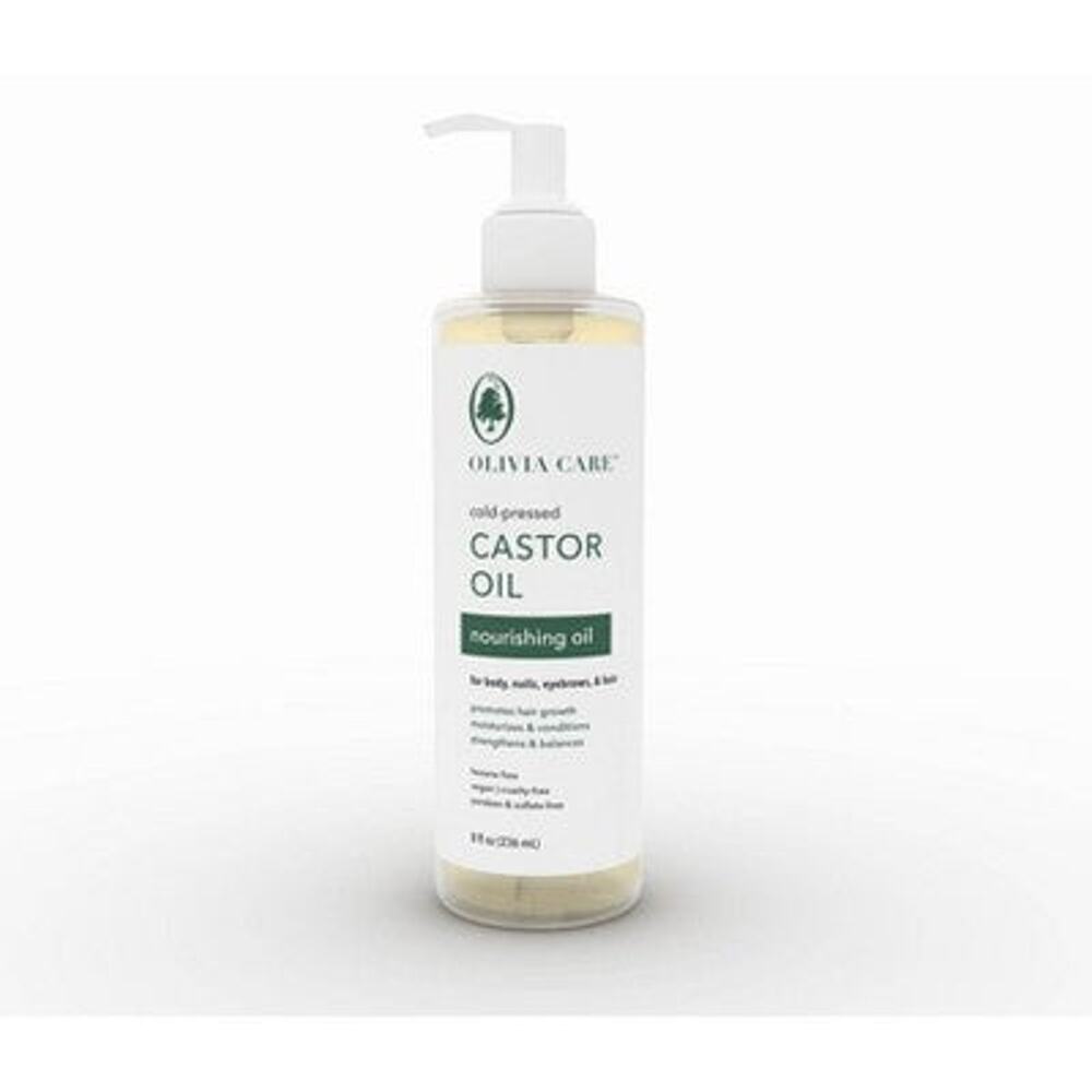 Olivia Care Castor Oil Multi-Purpose Beauty Oil for Skin Hair & Nails, 8 fl oz